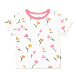 Toddler Basic Tee in Tulip