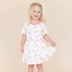 Toddler Basic Tee in Tulip