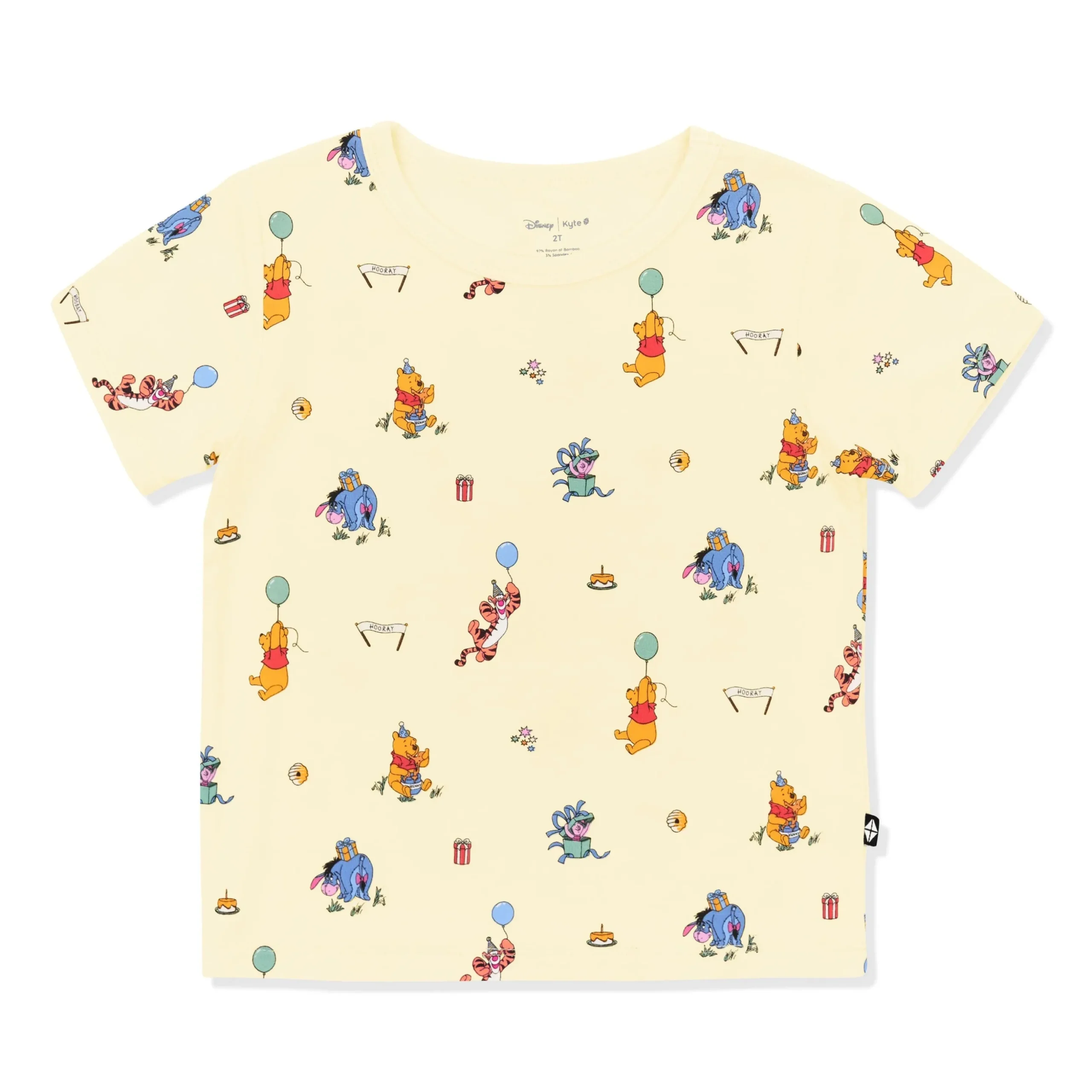 Toddler Basic Tee in Winnie the Pooh Celebration