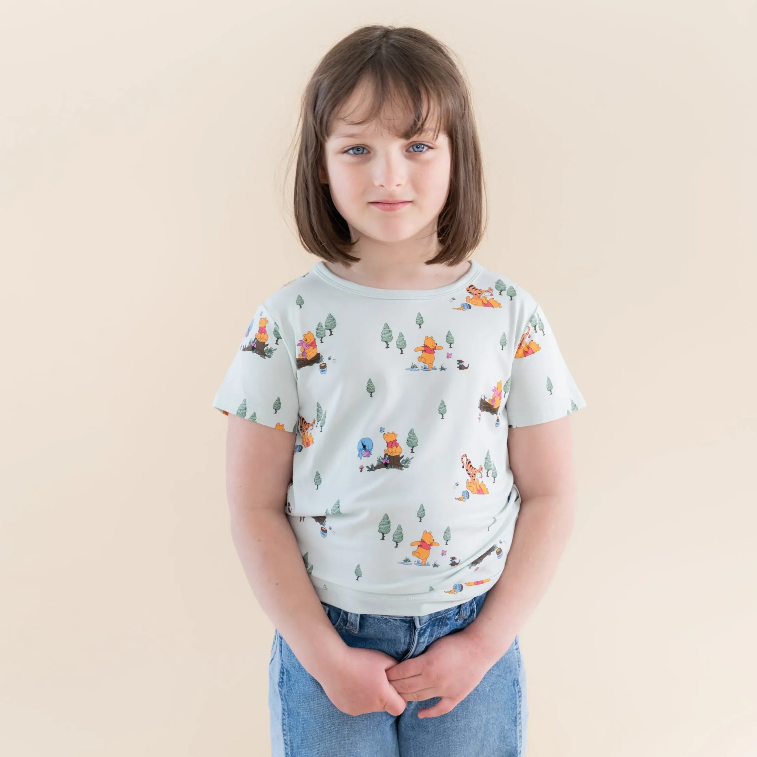 Toddler Basic Tee in Winnie the Pooh Hundred Acre Wood