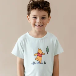 Toddler Basic Tee in Winnie the Pooh on Dew