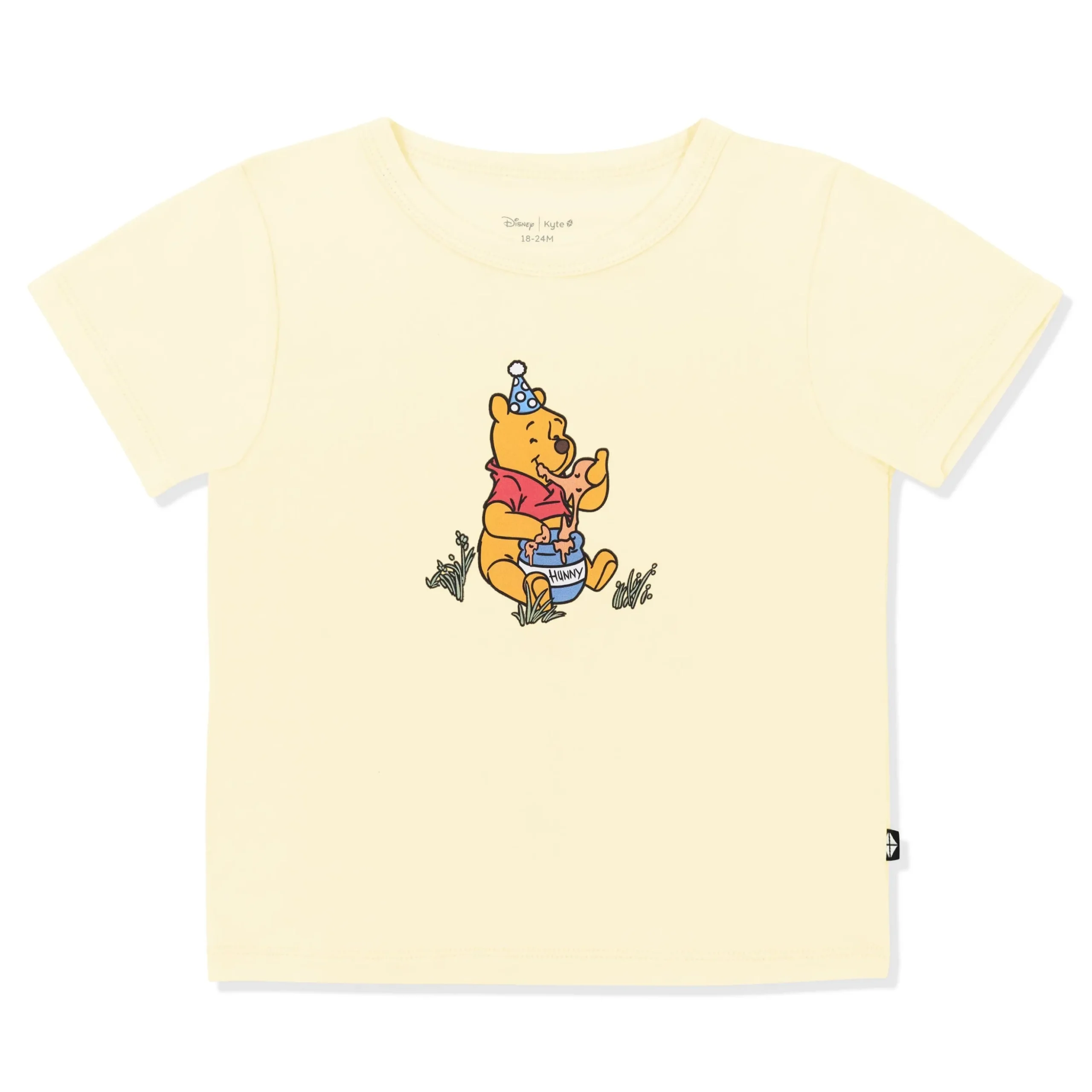 Toddler Basic Tee in Winnie the Pooh on Chamomile