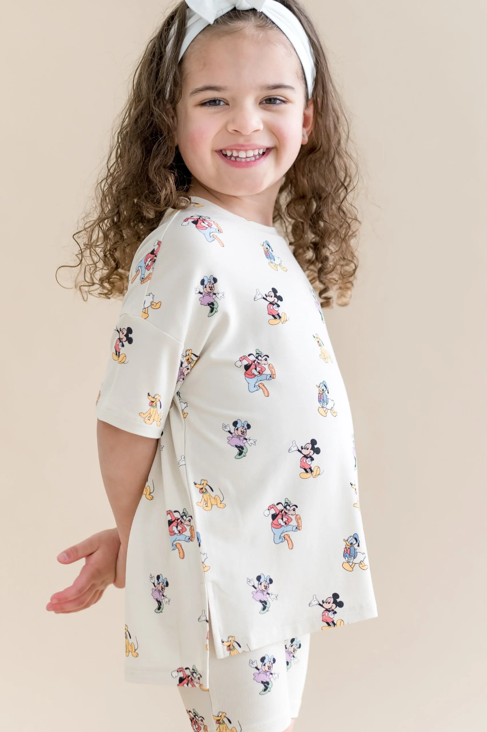 Toddler Biker Short Set in Mickey Mouse and Friends