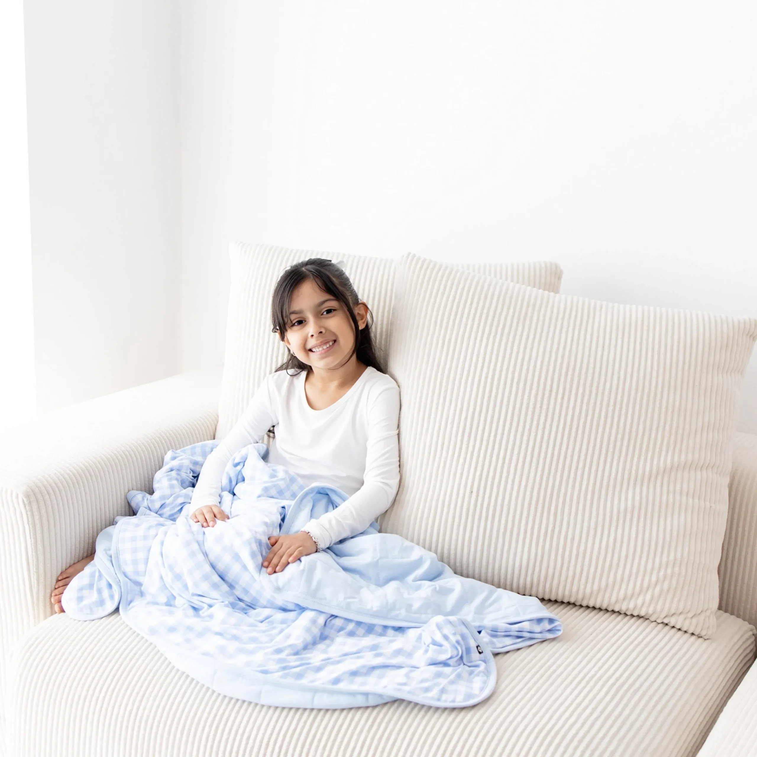 Toddler Blanket in Gingham Breeze 1.0