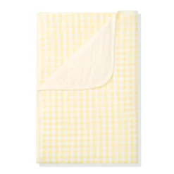 Toddler Blanket in Gingham Chamomile 1.0