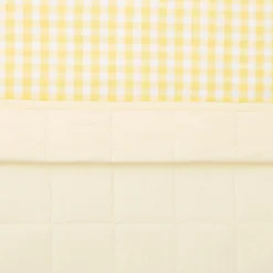 Toddler Blanket in Gingham Chamomile 1.0
