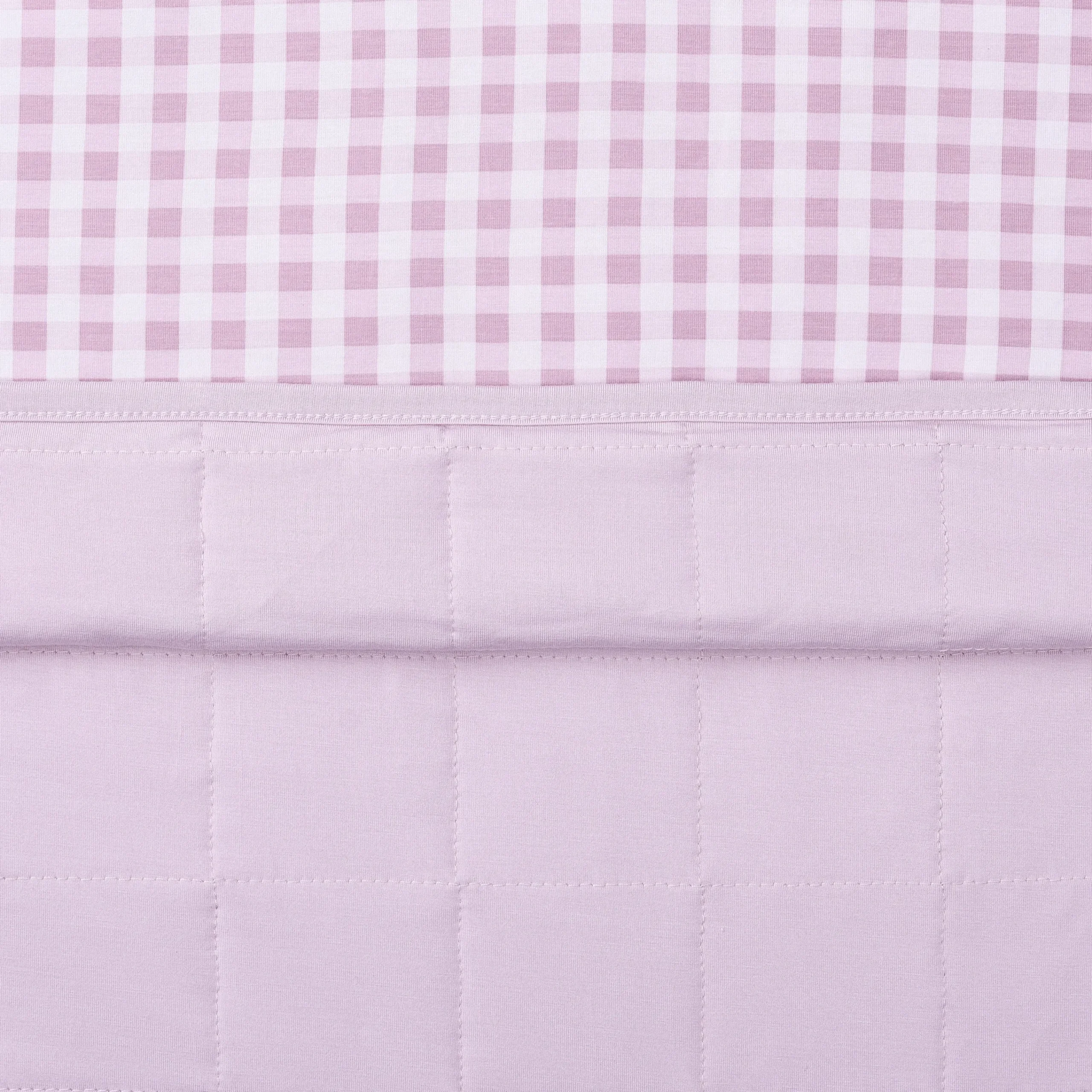 Toddler Blanket in Gingham Thistle 1.0