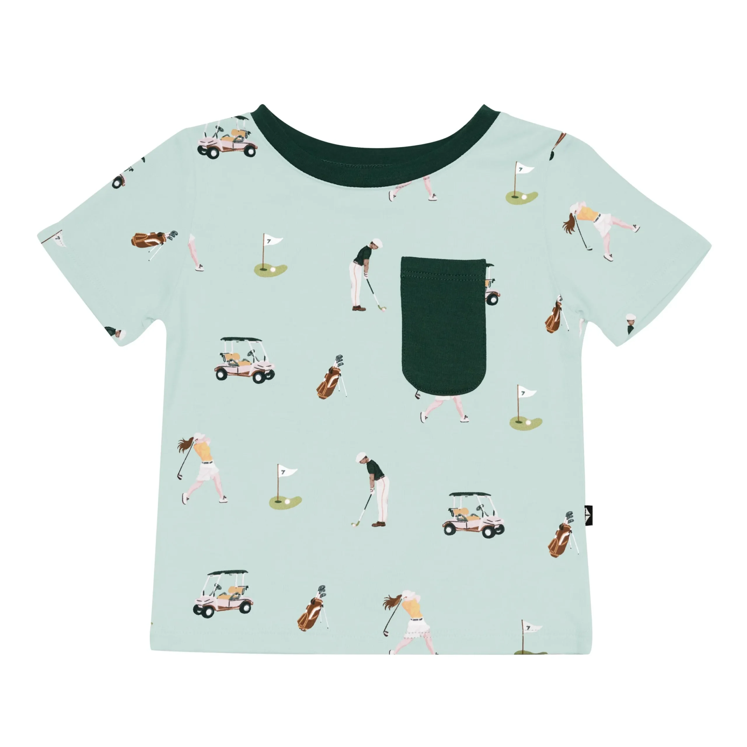 Toddler Crew Neck Tee in Golf