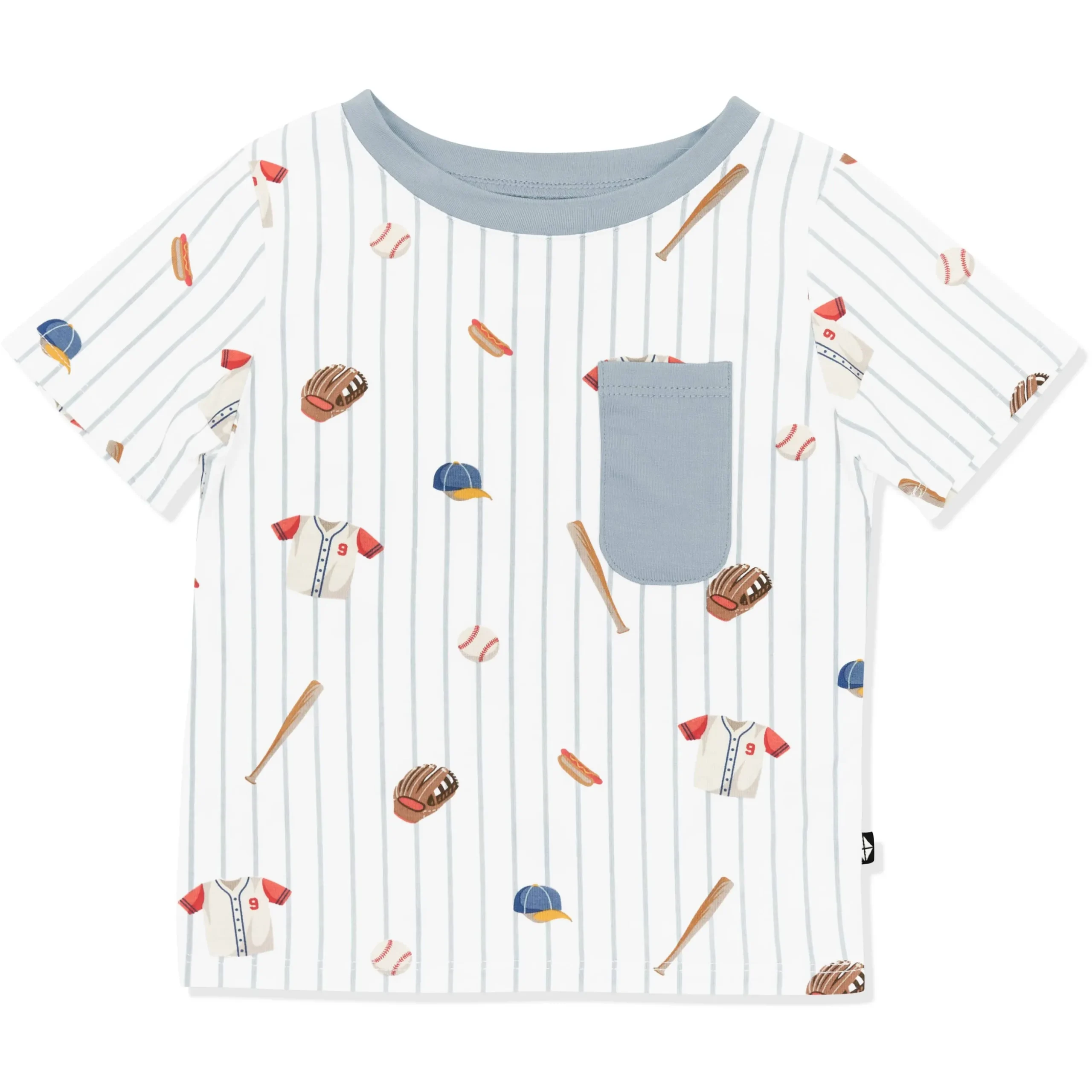 Toddler Crew Neck Tee in Home Run