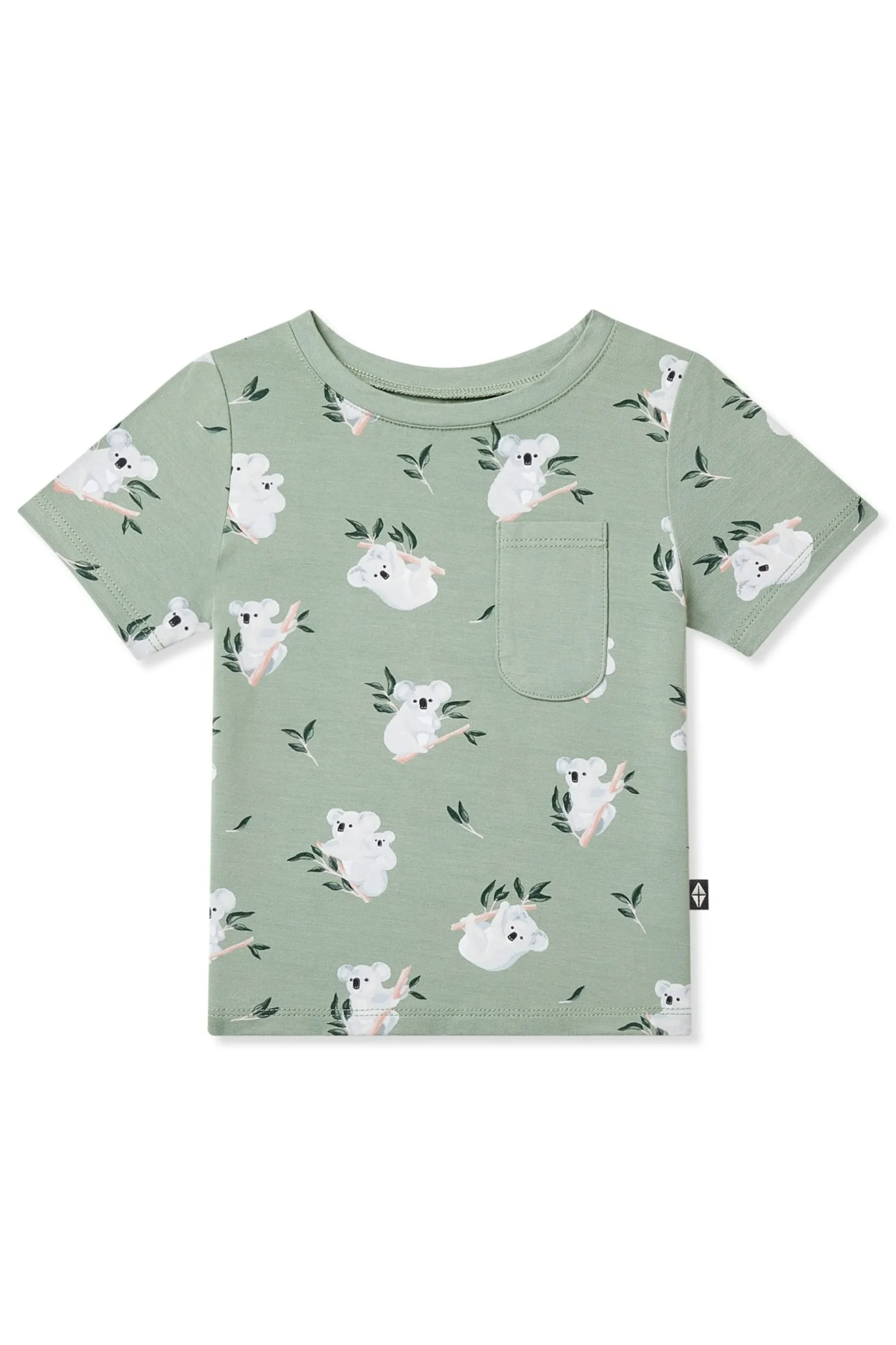Toddler Crew Neck Tee in Koala