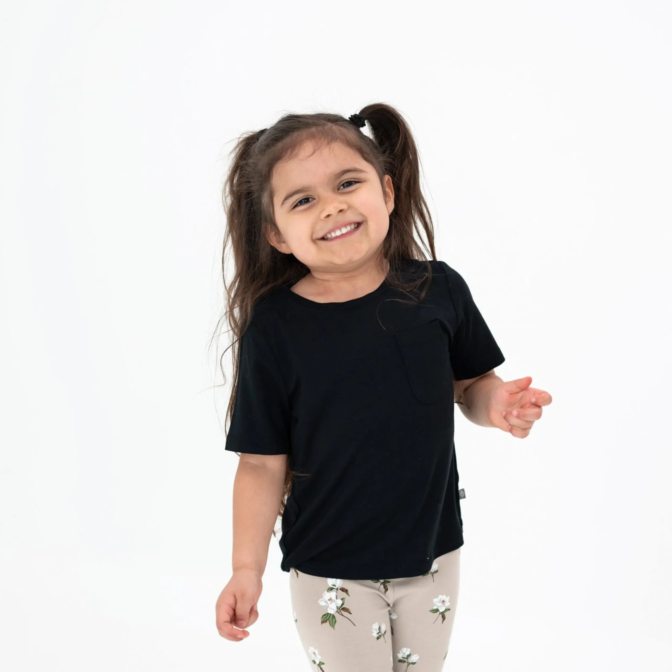 Toddler Crew Neck Tee in Midnight