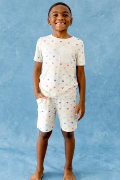 Toddler Crew Neck Tee in Pastel Mickey Mouse