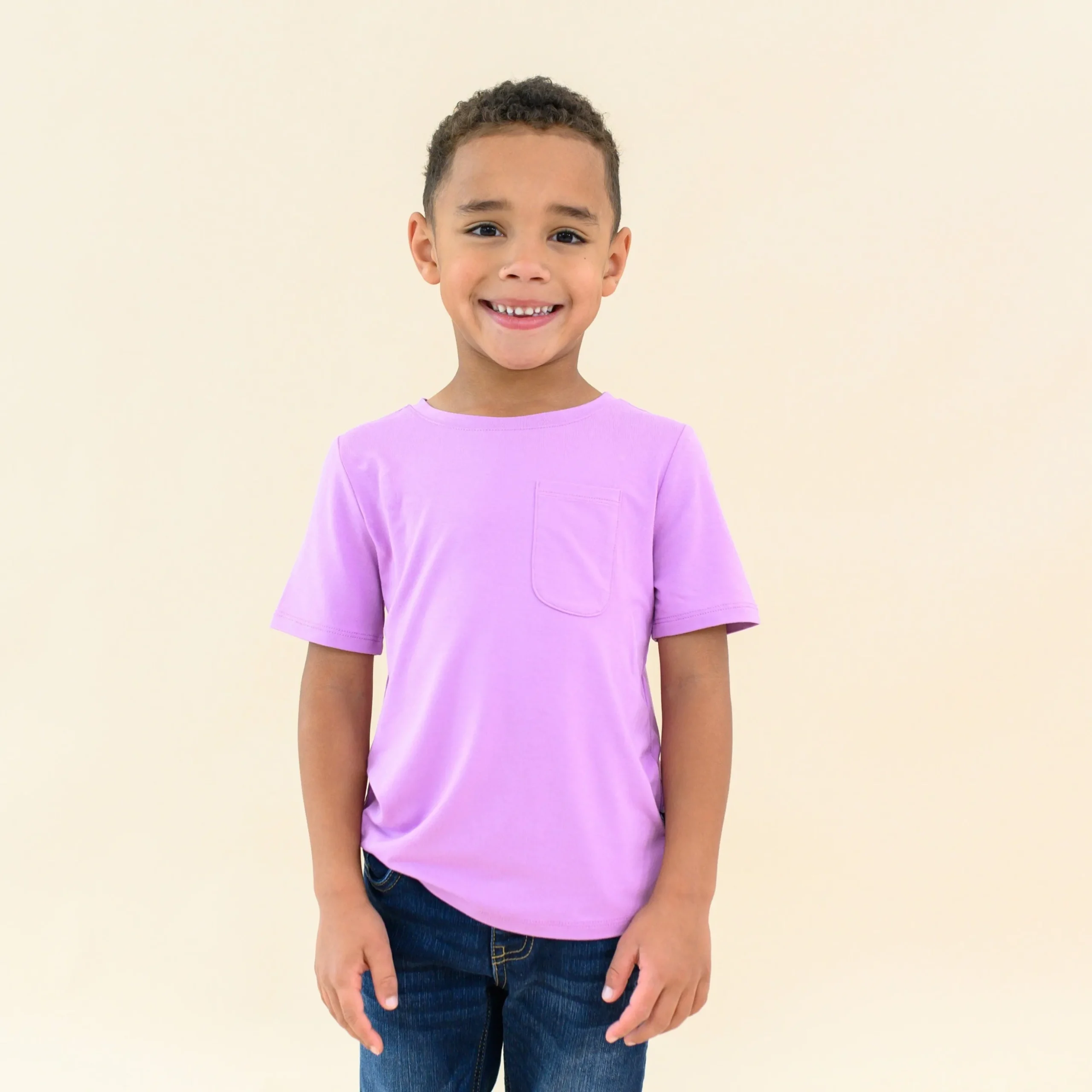 Toddler Crew Neck Tee in Poi