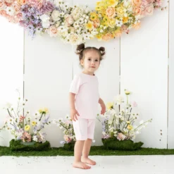 Toddler Crew Neck Tee in Sakura