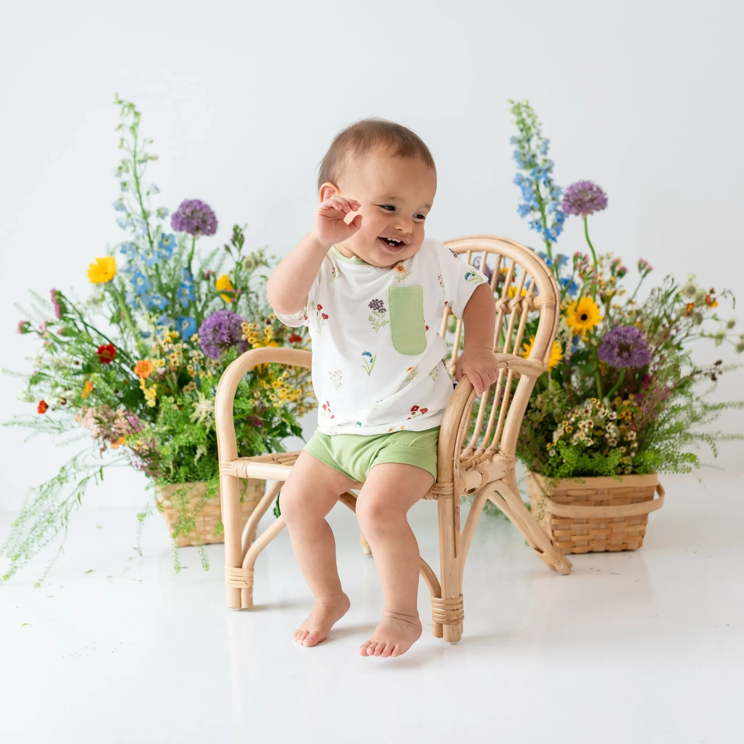 Toddler Crew Neck Tee in Wildflower