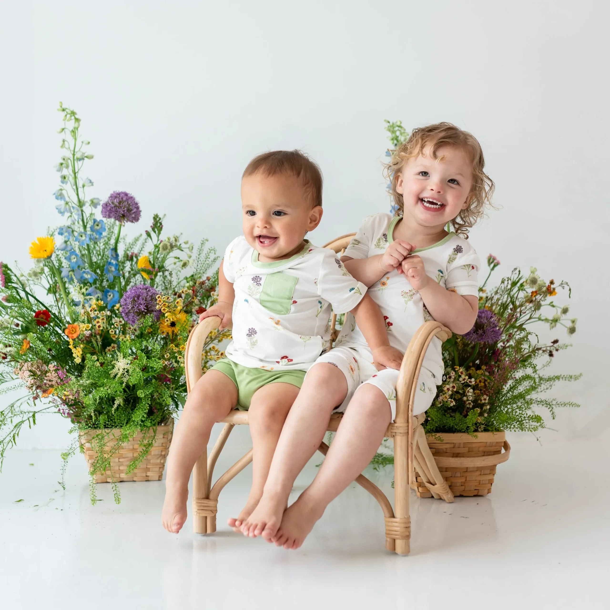 Toddler Crew Neck Tee in Wildflower
