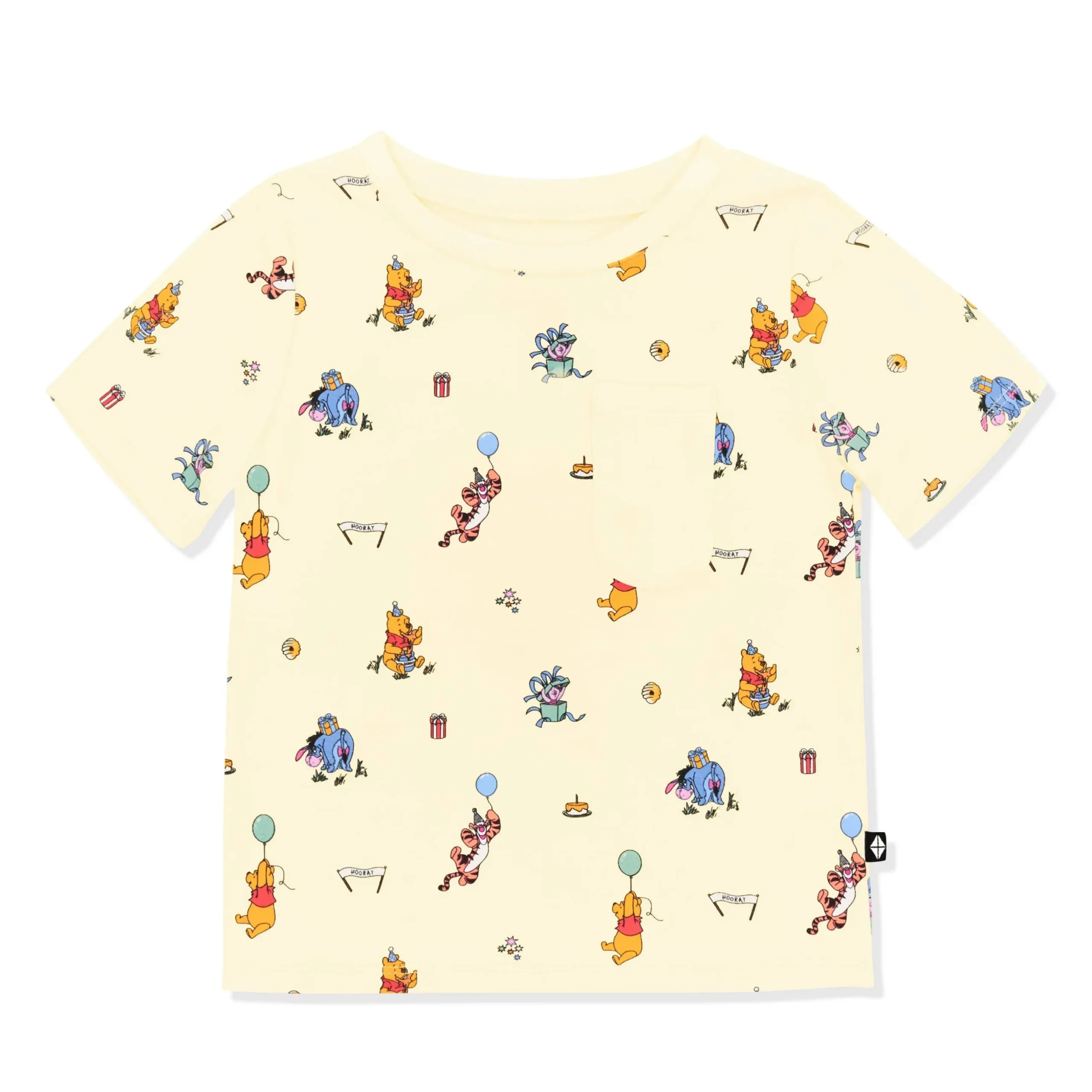 Toddler Crew Neck Tee in Winnie the Pooh Celebration