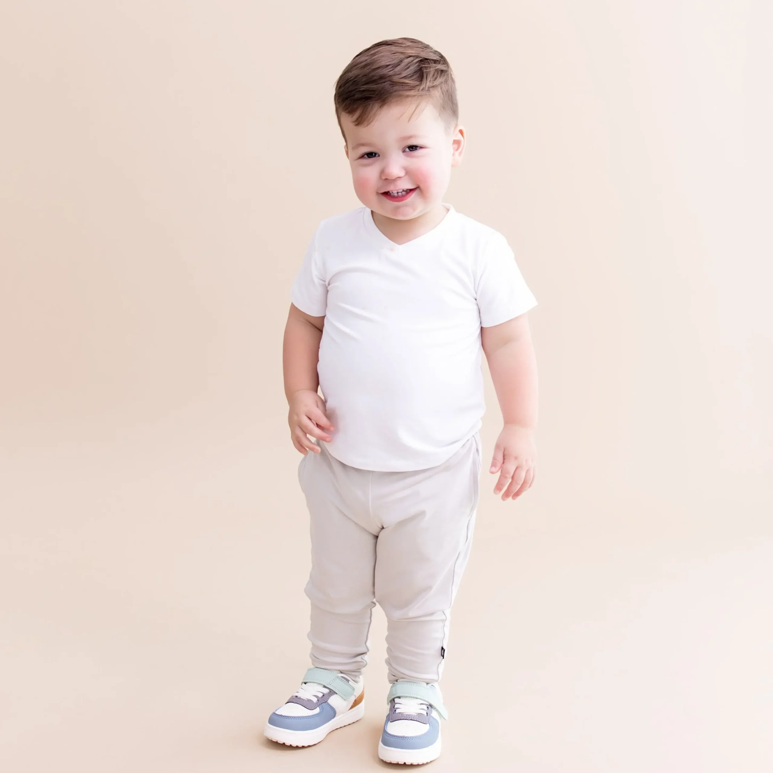 Toddler Jogger Pant in Oat