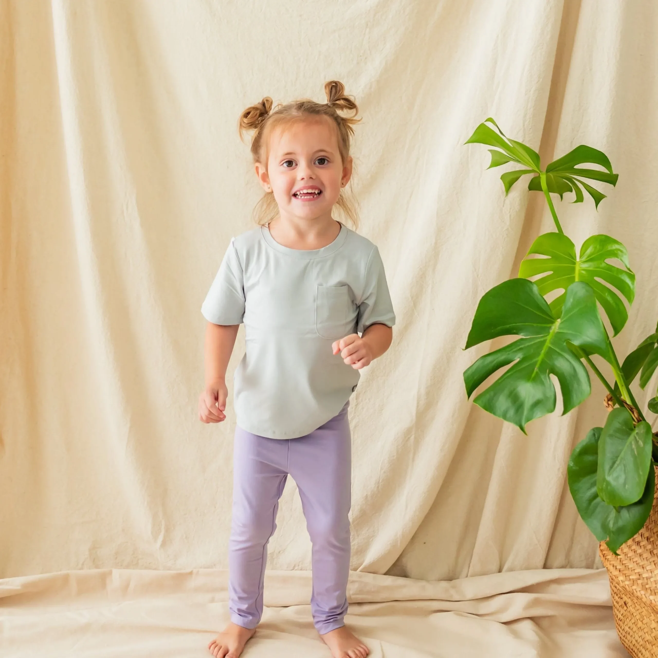 Toddler Leggings in Taro