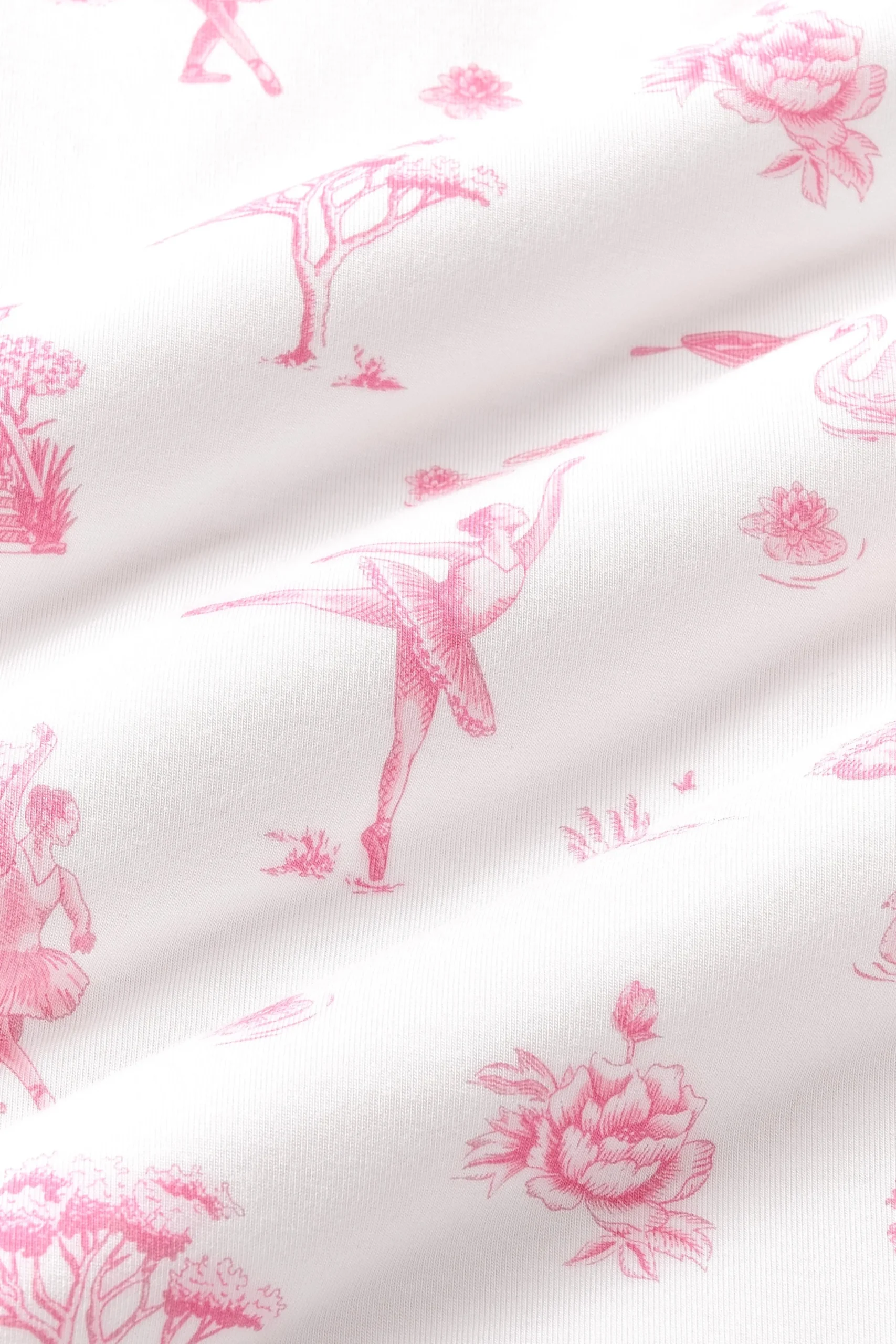 Toddler Pillowcase in Toile Ballet