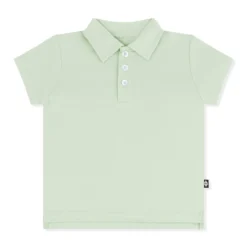 Toddler Short Sleeve Polo in Basil
