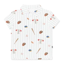 Toddler Short Sleeve Polo in Home Run