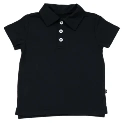 Toddler Short Sleeve Polo in Midnight