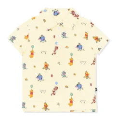 Toddler Short Sleeve Polo in Winnie the Pooh Celebration