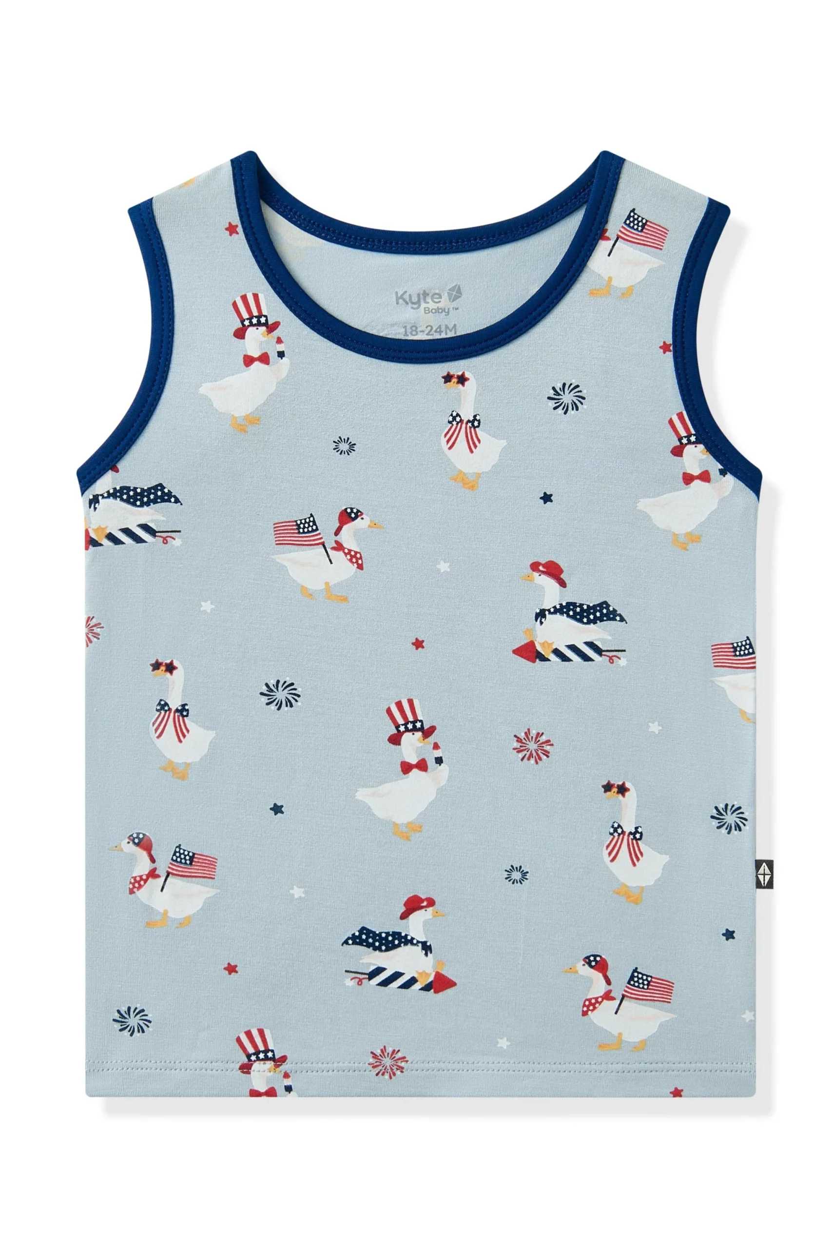 Toddler Tank Top in Patriotic Goose