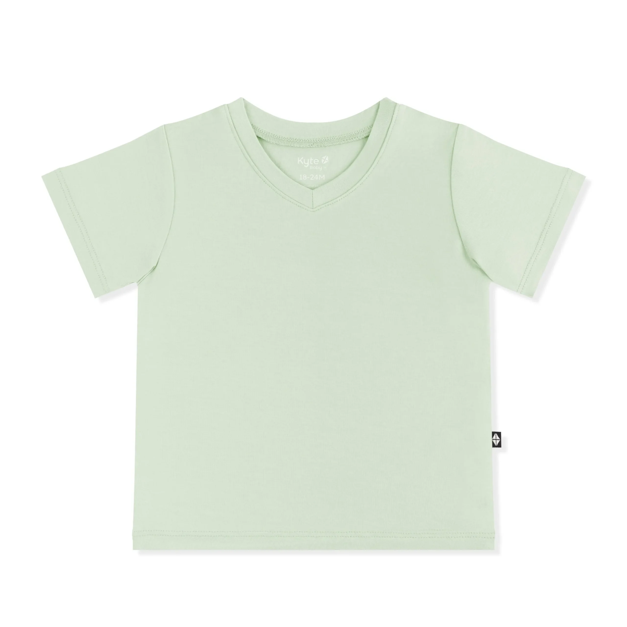 Toddler V-Neck Tee in Basil