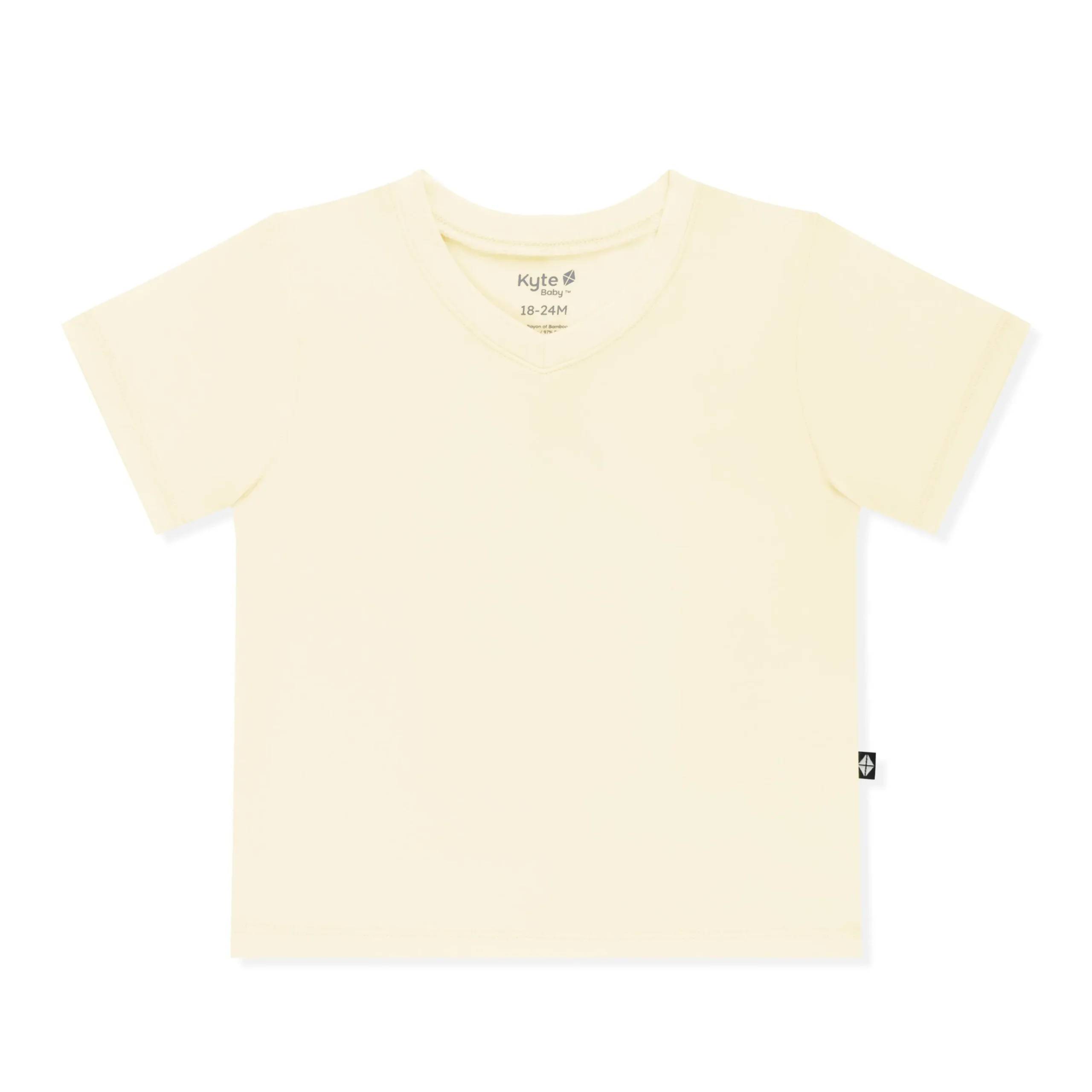 Toddler V-Neck Tee in Chamomile