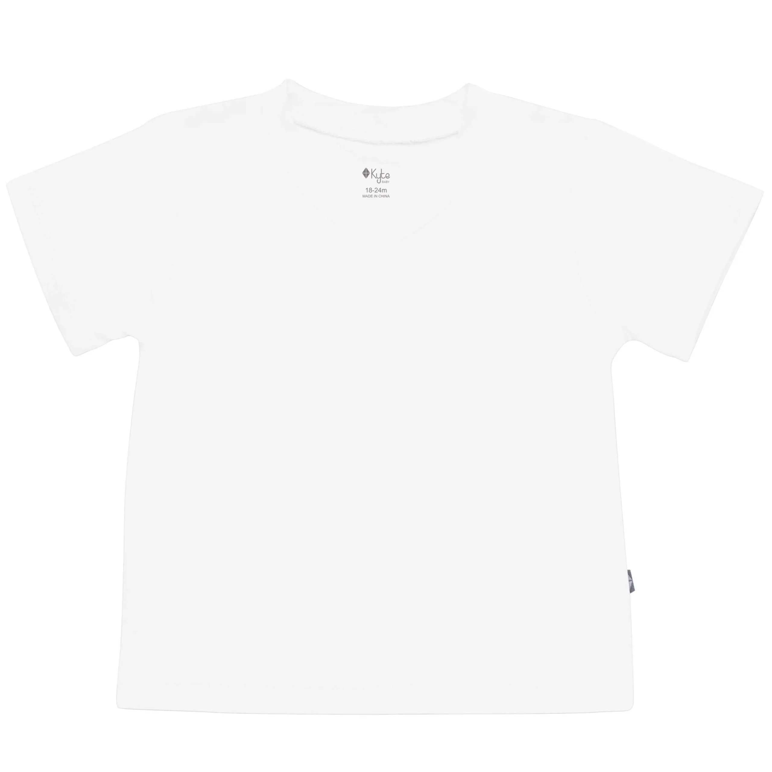 Toddler V-Neck Tee in Snow