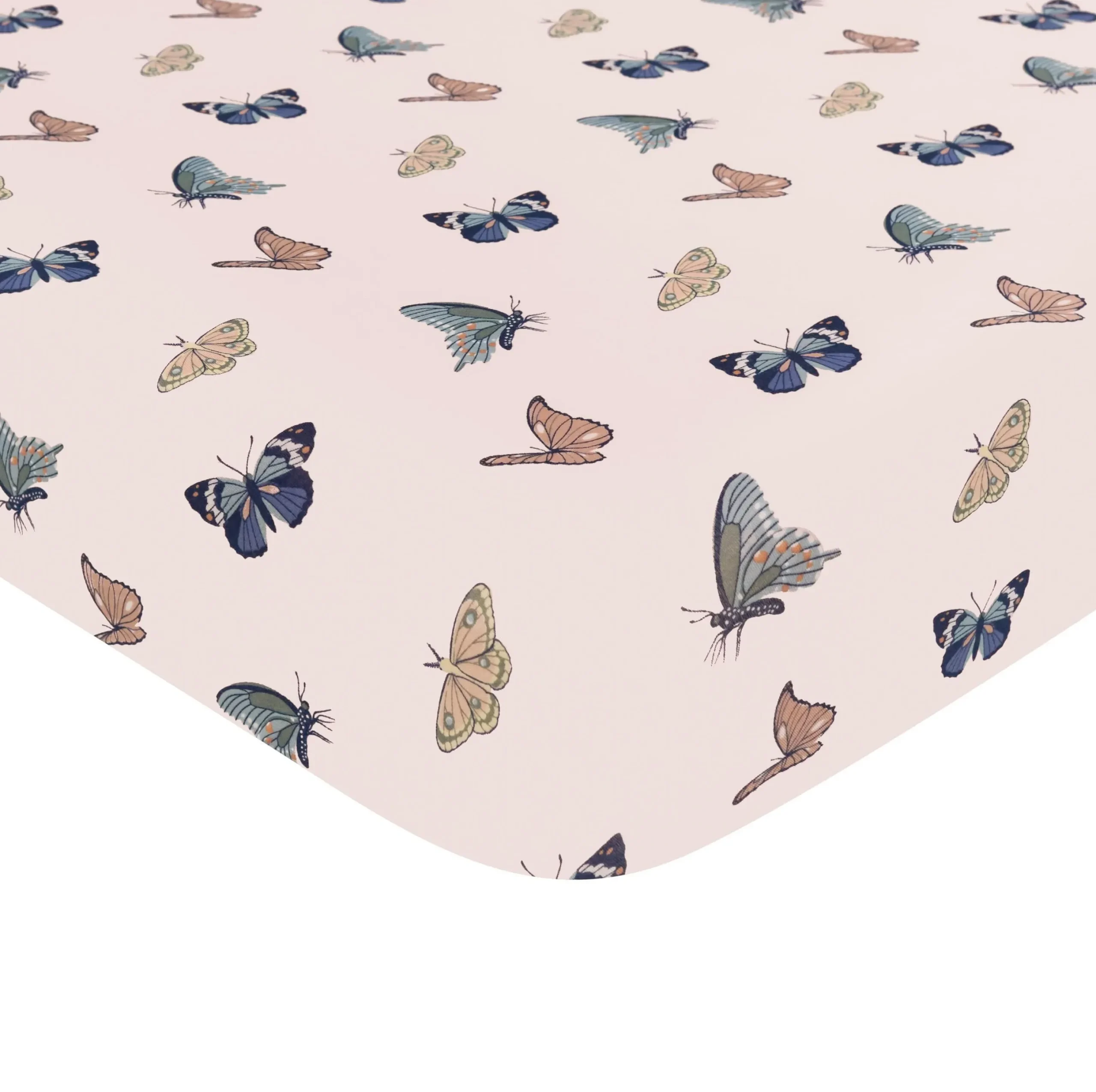 Twin Sheet in Blush Butterfly