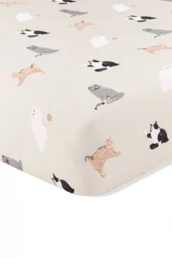 Twin Sheet in Fluffy Cat