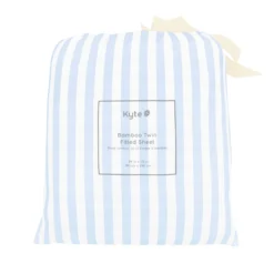 Twin Sheet in Small Mist Stripe
