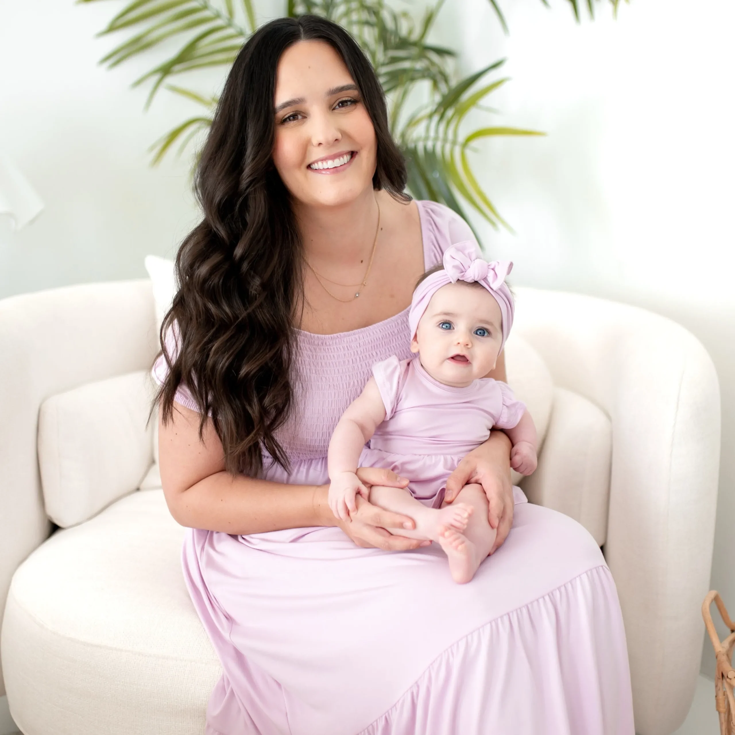 Twirl Bodysuit Dress in Thistle