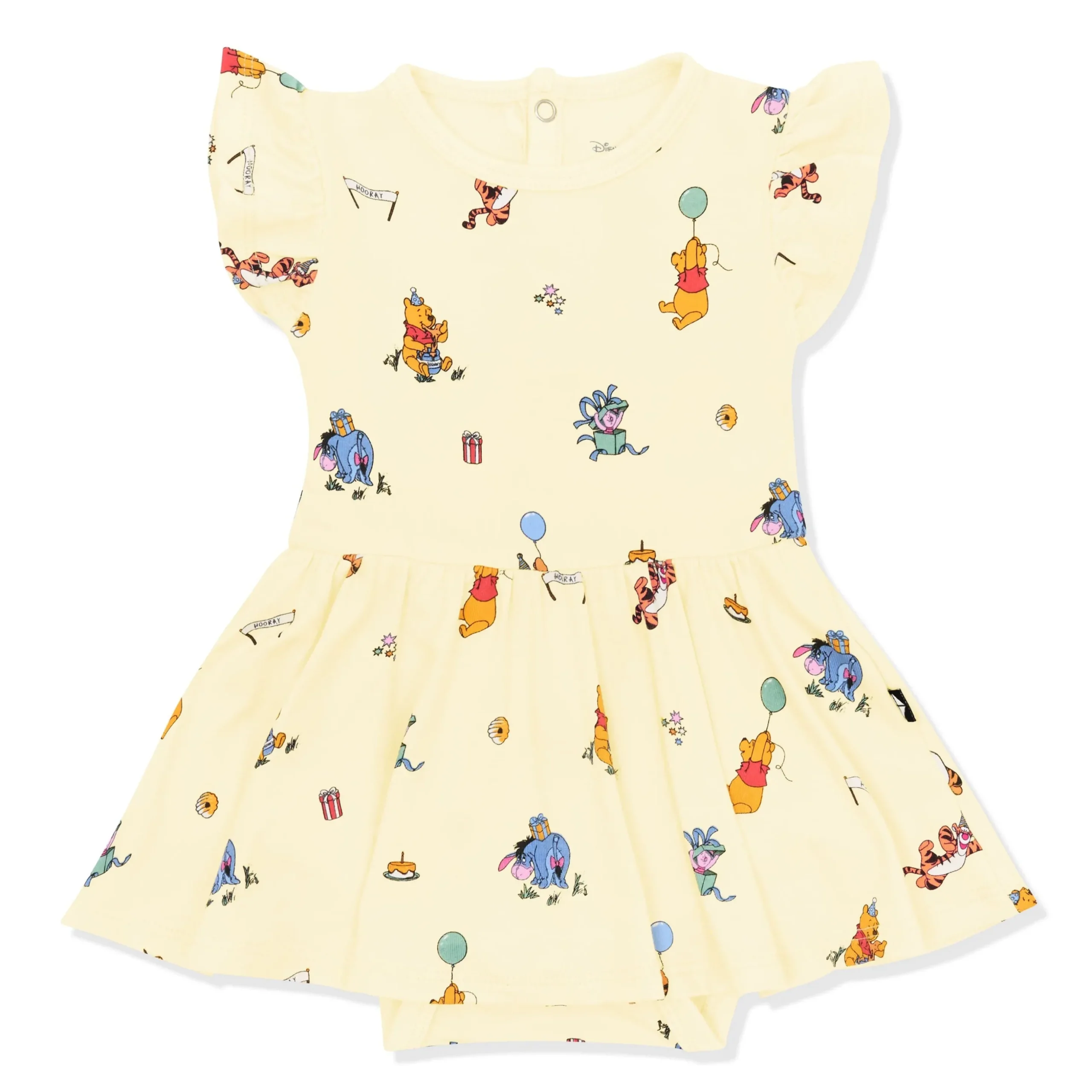 Twirl Bodysuit Dress in Winnie the Pooh Celebration
