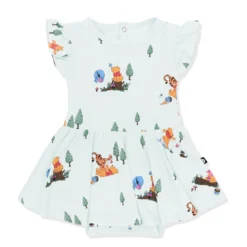 Twirl Bodysuit Dress in Winnie the Pooh Hundred Acre Wood