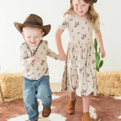 Twirl Dress in Classic Cowboy