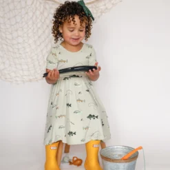 Twirl Dress in Fishing