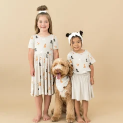 Twirl Dress in Fluffy Dog