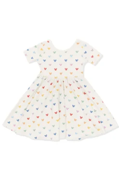 Twirl Dress in Pastel Mickey Mouse