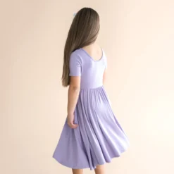 Twirl Dress in Taro
