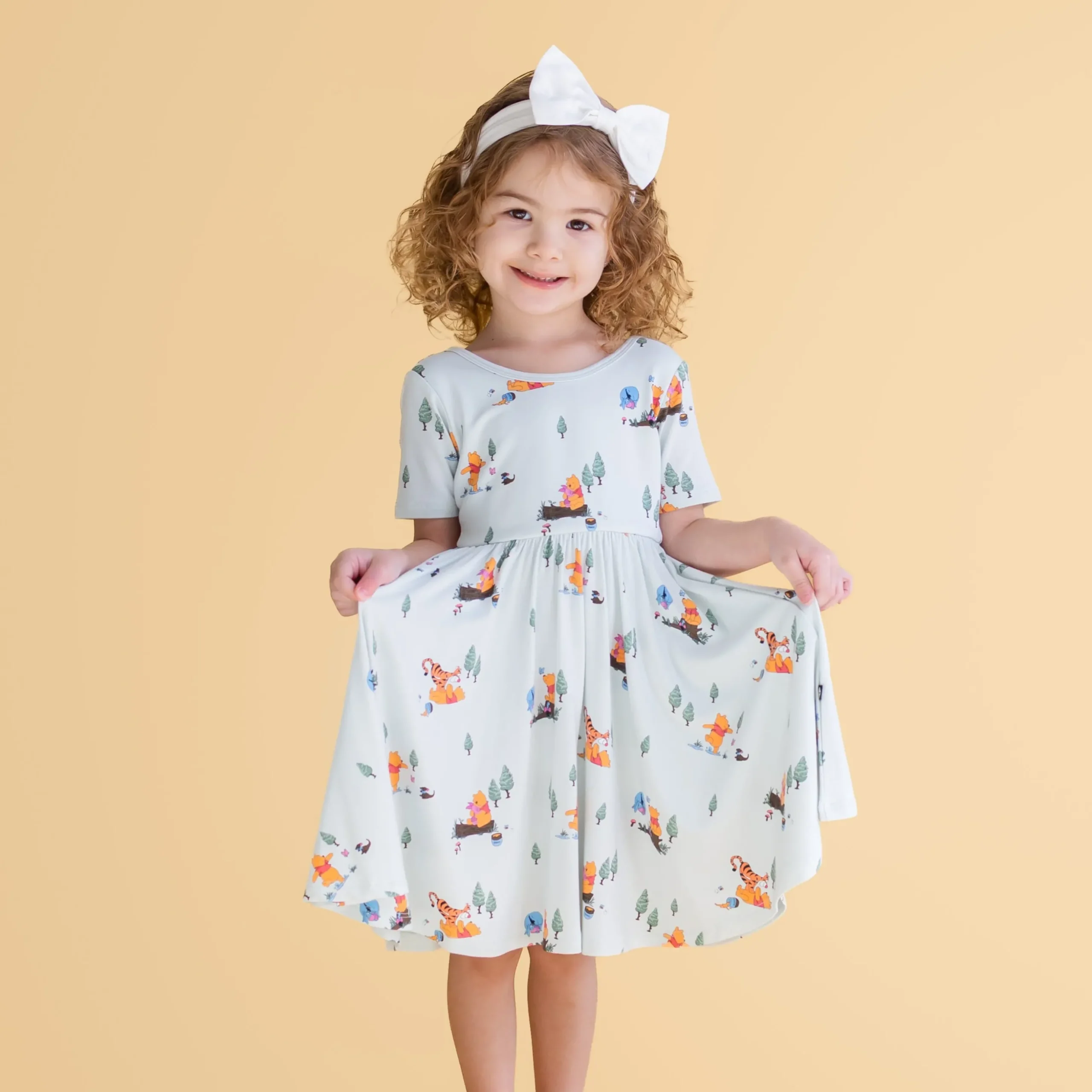 Twirl Dress in Winnie the Pooh Hundred Acre Wood