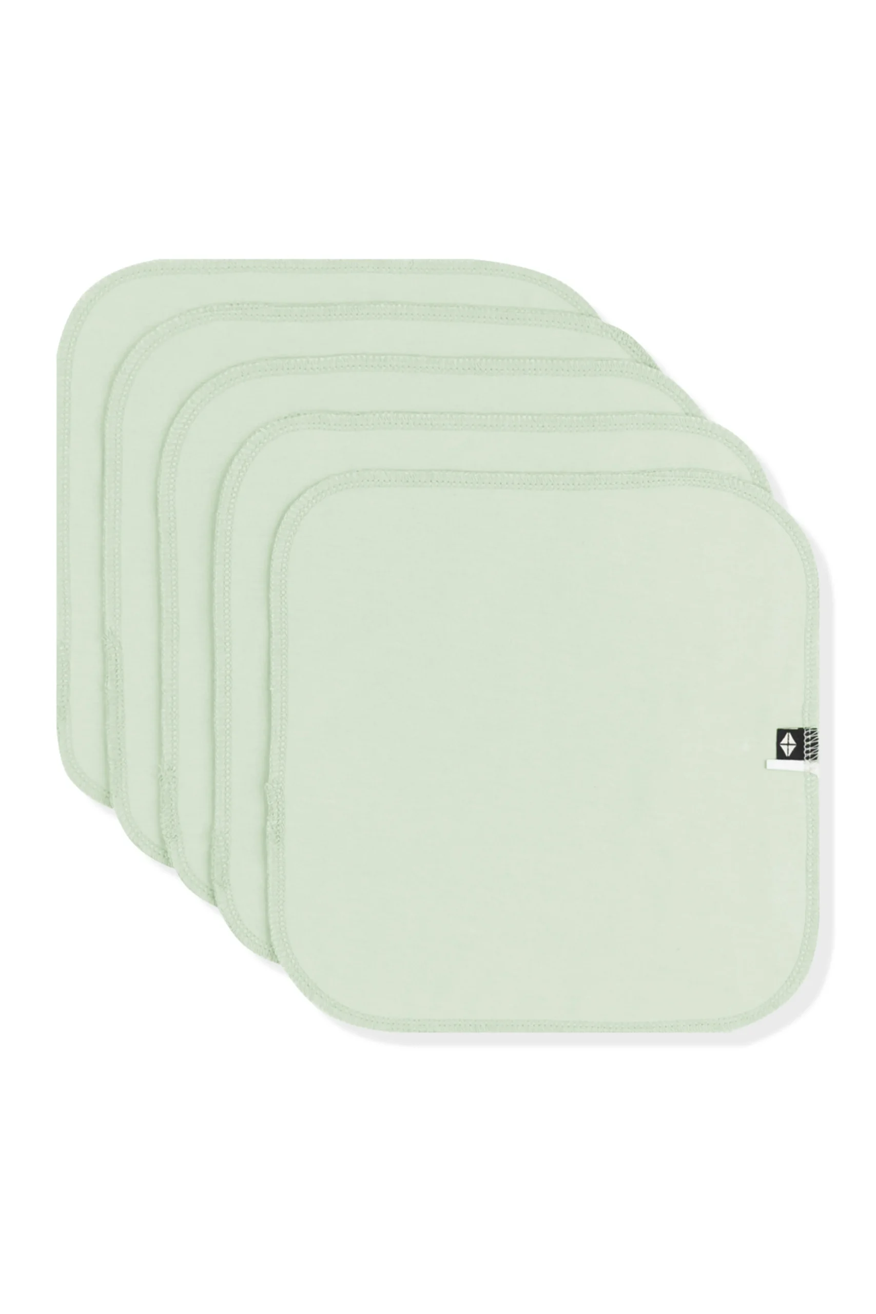 Washcloth 5-Pack in Basil
