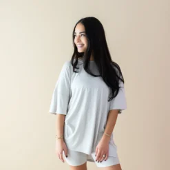 Women’s Biker Short Set in Oat