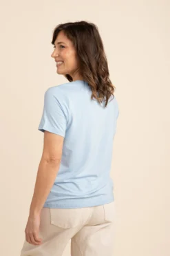 Women's Crew Neck Tee in Breeze