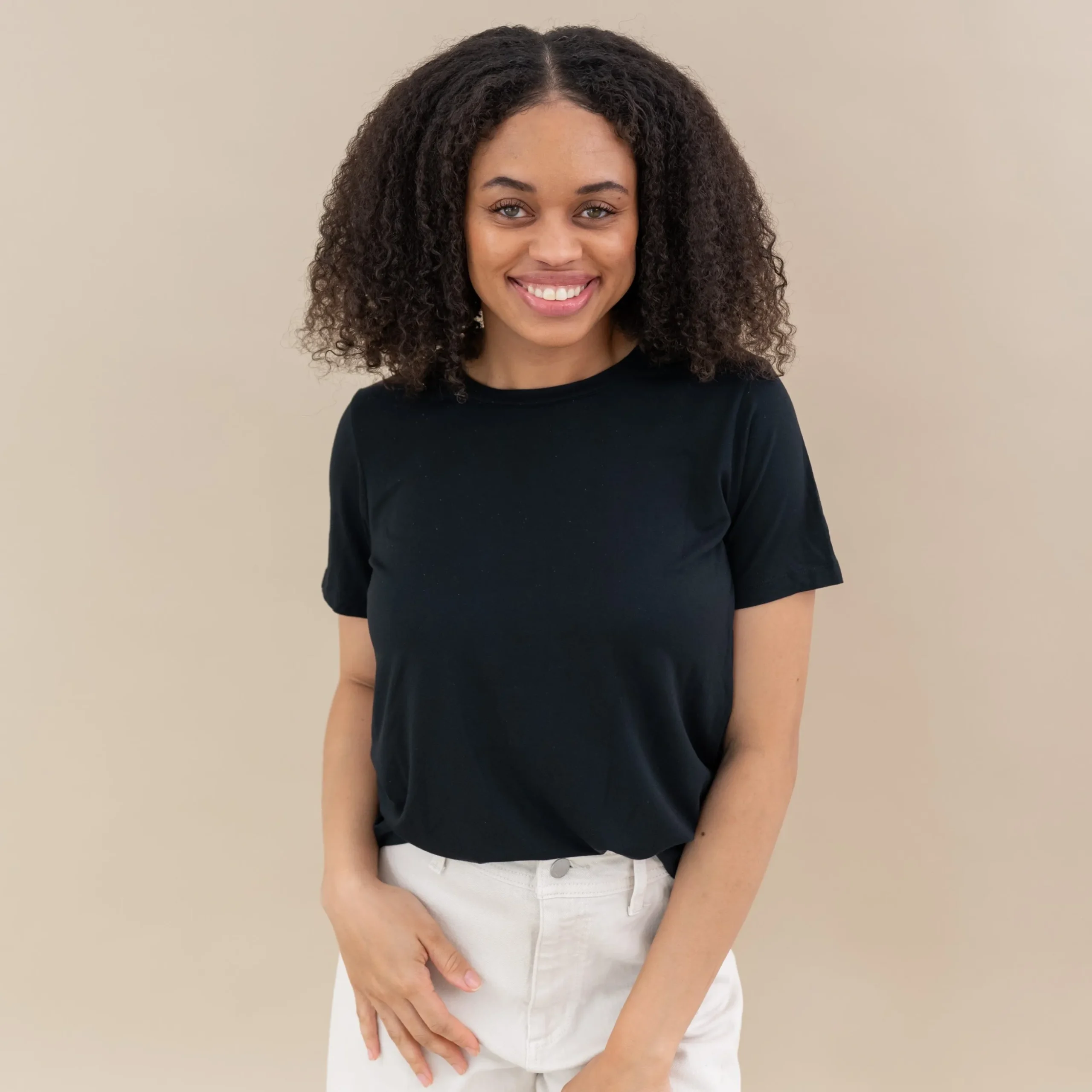 Women's Crew Neck Tee in Midnight