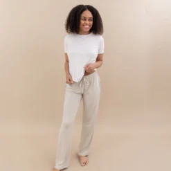 Women's Crew Neck Tee in Snow