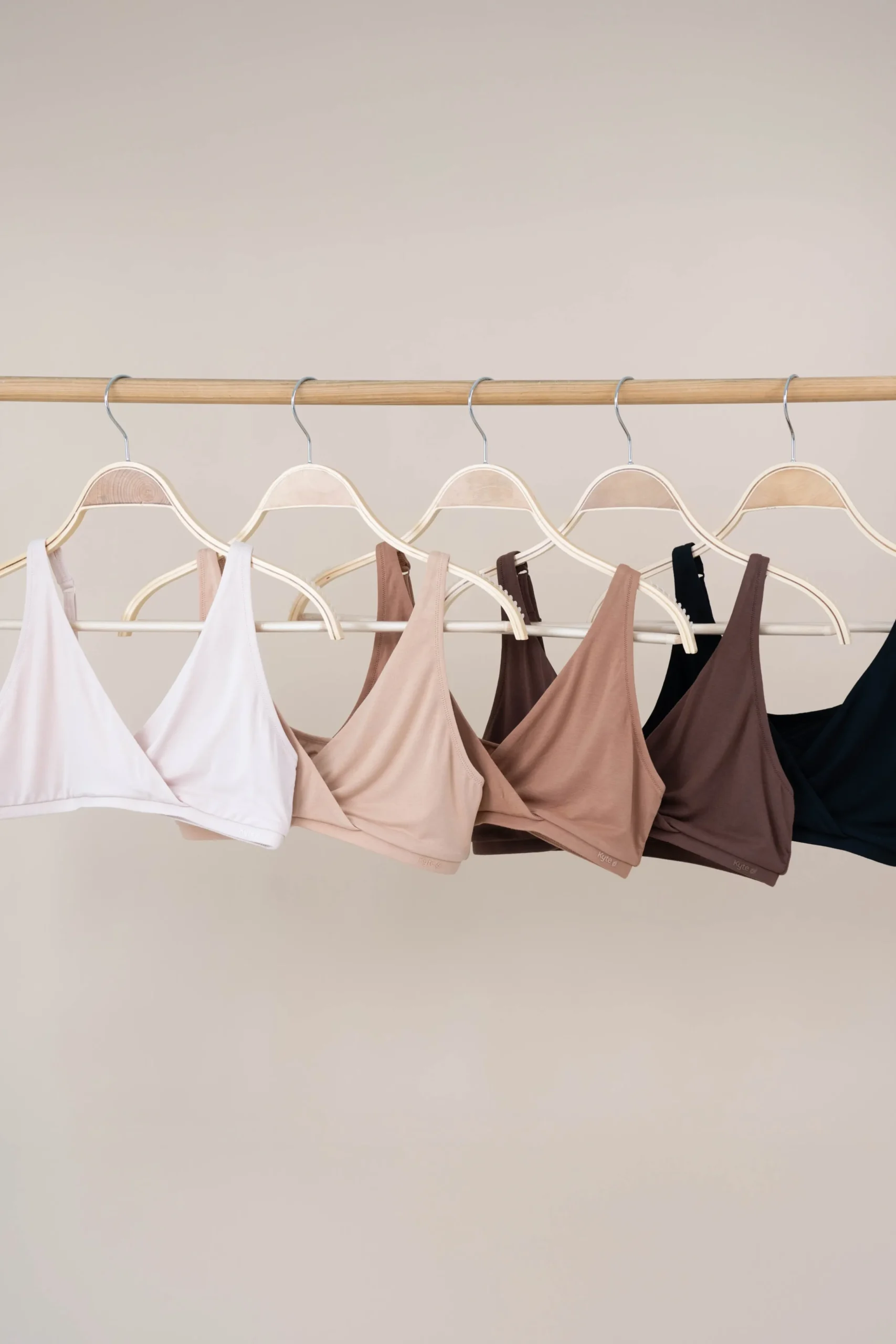 Women's Cross Front Bralette in Chai